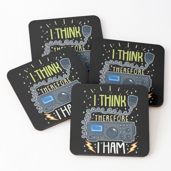 Item preview, Ham Radio Quote Gift I Think Therefore I Ham designed and sold by Vlashilo.