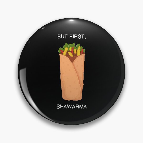 Item preview, Funny Middle Eastern Lovers But First Shawarma design designed and sold by jakehughes2015.