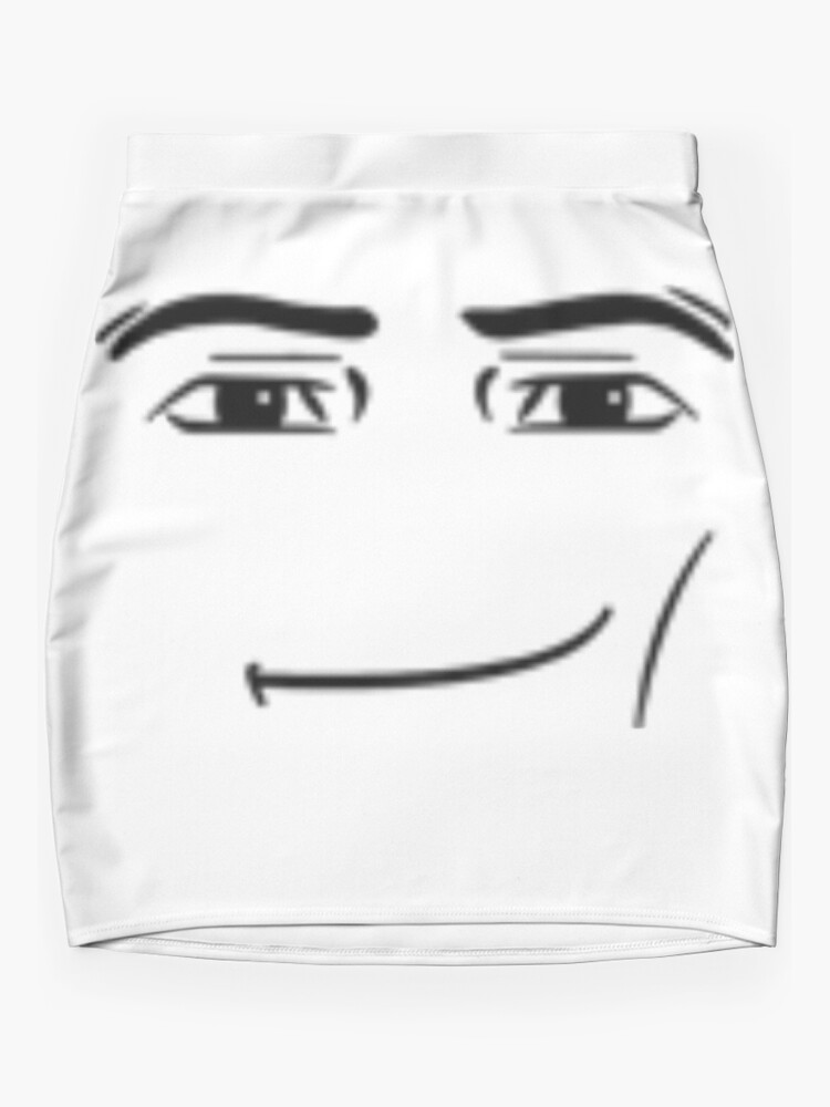 Man Face Mini Skirt for Sale by prrrki