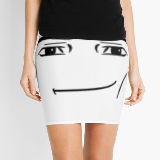 Man Face Mini Skirt