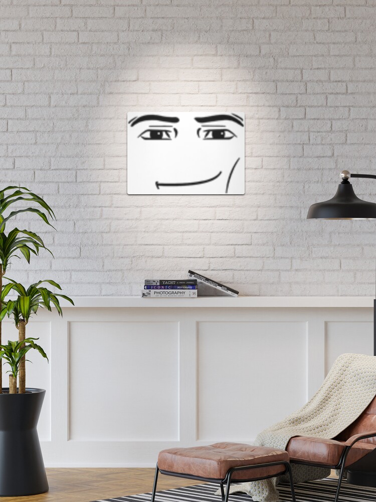 Roblox Man Face Wall Art for Sale