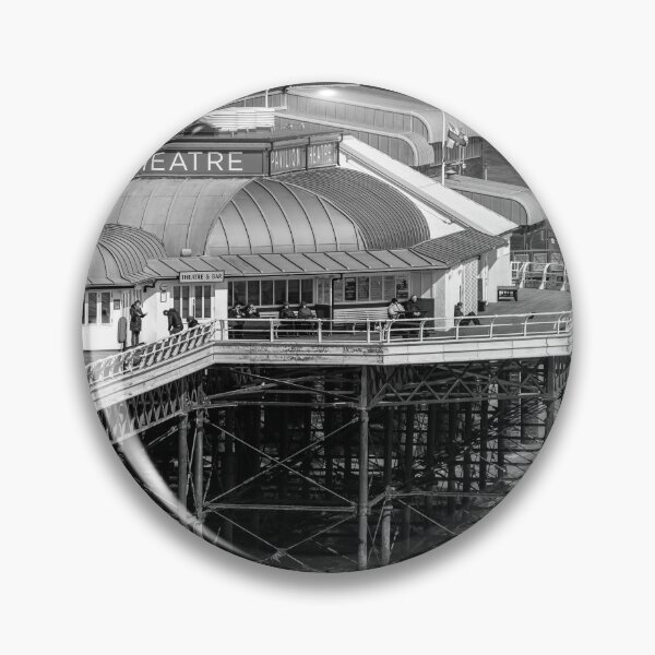 Item preview, Pavilion Theater, Cromer in black and white designed and sold by yackers1.