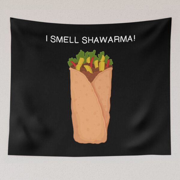 Item preview, Funny Middle Eastern Food Lovers I Smell Shawarma print designed and sold by jakehughes2015.