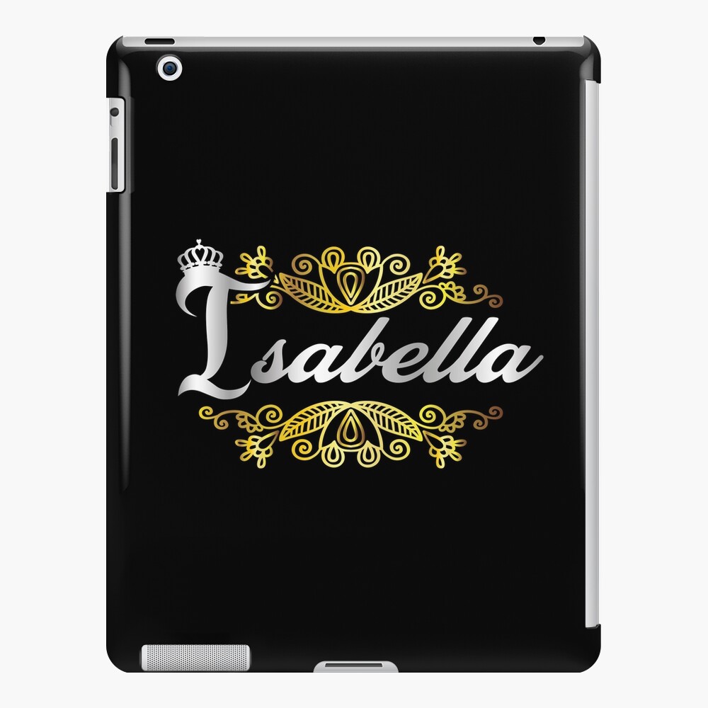 Funda y vinilo para iPad «Diseño de nombre Isabella - Isabella- soy ...