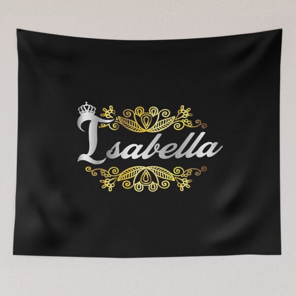Item preview, Isabella name design - Isabella- i'm Isabella,  gift for Isabella- Happy birth day Isabella, female name design  designed and sold by BAYIDESIGNER.