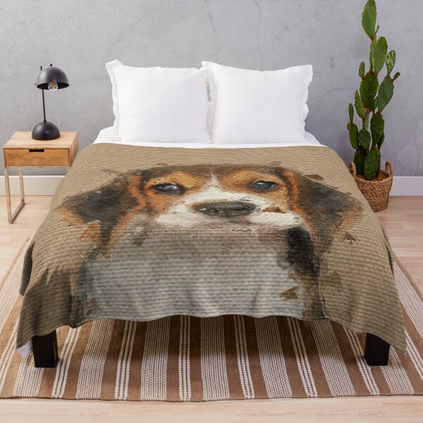 Item preview, Beagle Love Sad Dog Portrait designed and sold by dreamofdenim.
