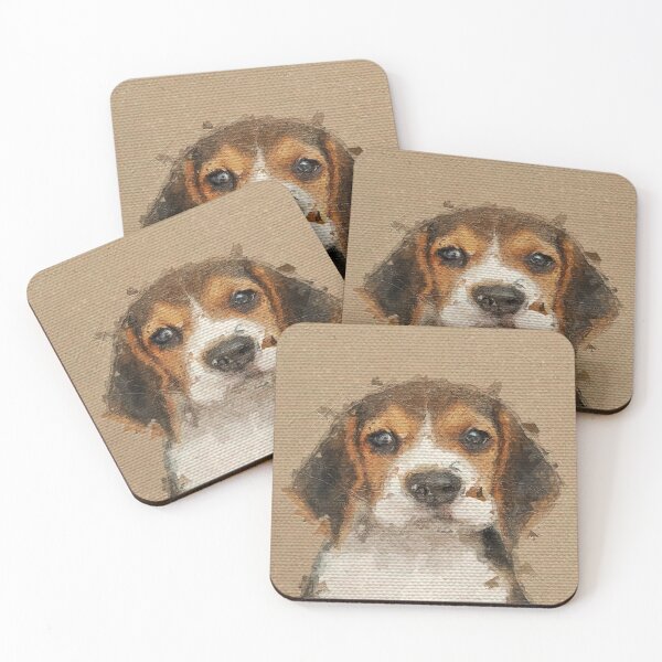 Item preview, Beagle Love Sad Dog Portrait designed and sold by dreamofdenim.