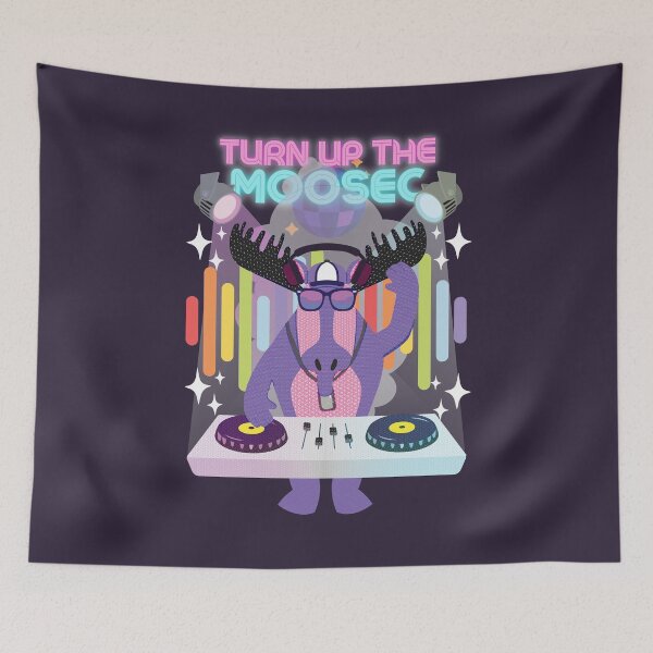 Item preview, Canadian music Turn up the music moose designed and sold by Give Me that Pencil.