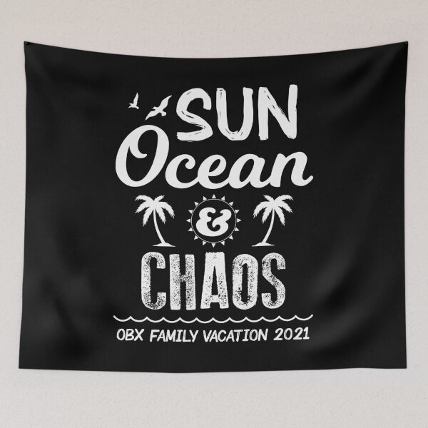 Item preview, Sun Ocean Chaos Outer Banks OBX Family Vacation 2021 graphic designed and sold by jakehughes2015.