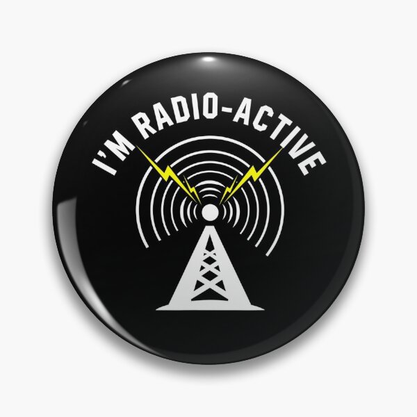 Item preview, I'm Radio-Active With Tower Antenna Funny Ham Radio designed and sold by Vlashilo.