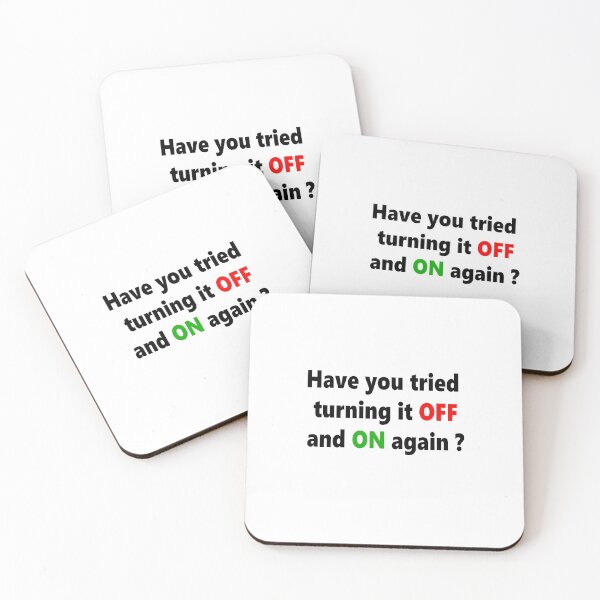 Item preview, Have you tried turning it off and on again, funny saying 5 designed and sold by EzbieArt.
