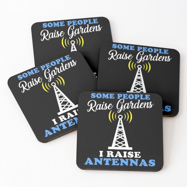 Item preview, Some Raise Gardens I Raise Antennas Funny Ham Radio designed and sold by Vlashilo.