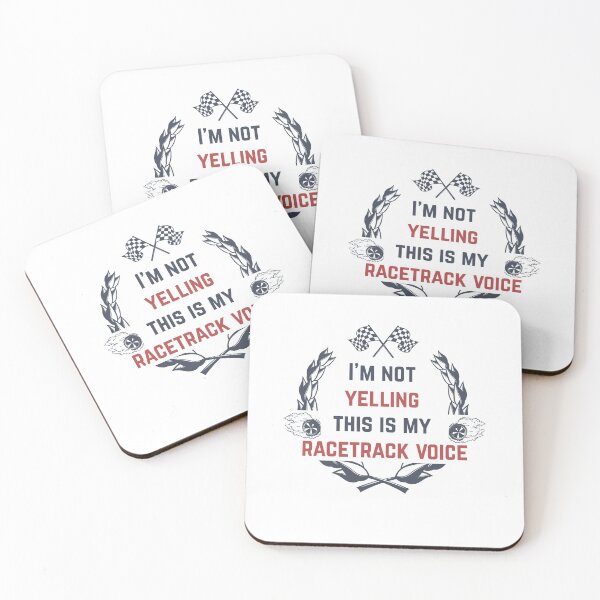 Item preview, I'm Not Yelling This Is My Racetrack Voice designed and sold by Tshirty10.
