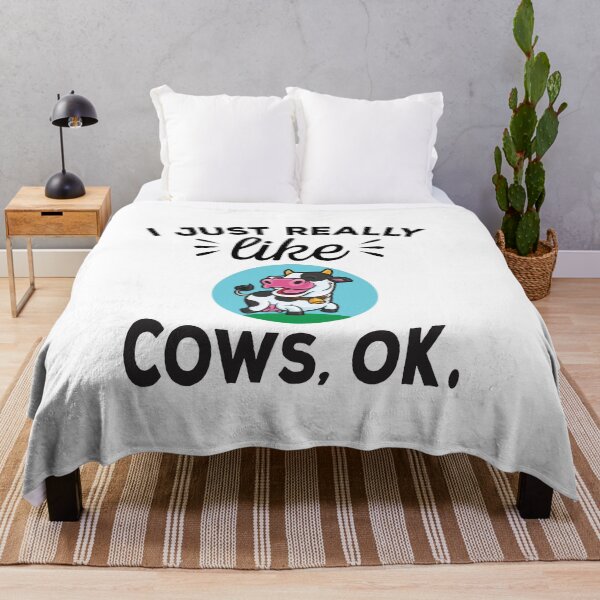 Item preview, I Just Really Like Cows Ok - Cute and Funny Cows lover designed and sold by ReadyArt.