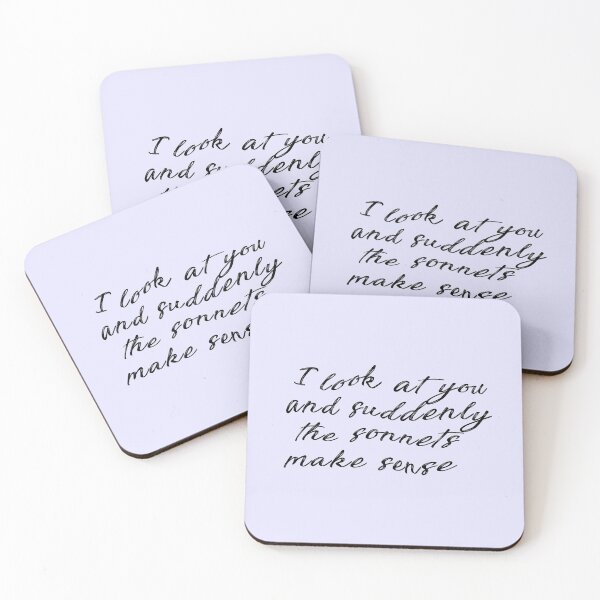 Item preview, i look at you and suddenly the sonnets make sense. designed and sold by Pinu92.