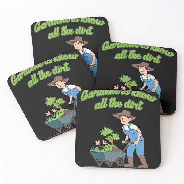 Item preview, Gardeners know all the Dirt Gardening Hobby Gardener Quote  designed and sold by Rzelemenz.
