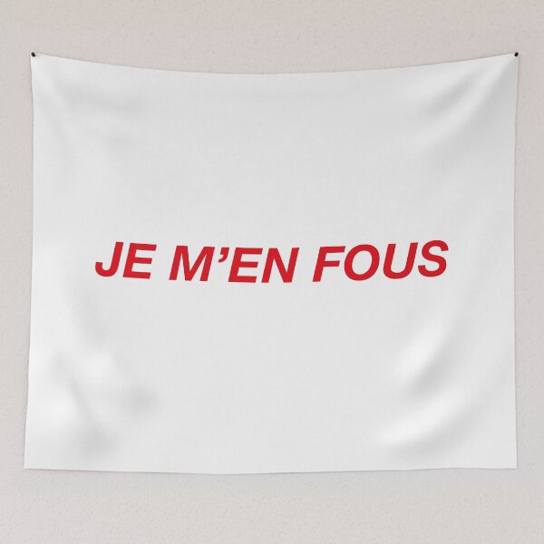 Item preview, Je m'en fous | I don't give a f*ck designed and sold by TooFrenchClub.
