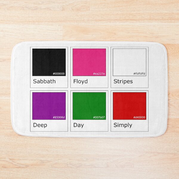 Item preview, Colors of Rock - Black Pink Purple Green White and Red designed and sold by Groenendijk.