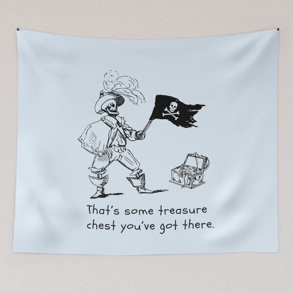 Item preview, Pirate Chest designed and sold by No Rules Merchandise.