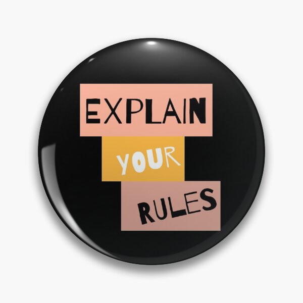 Item preview, Explain Your Rules designed and sold by StacieNichols.