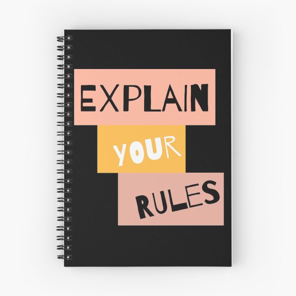 Item preview, Explain Your Rules designed and sold by StacieNichols.