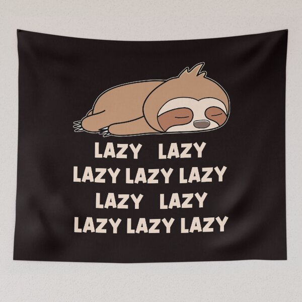 Item preview, Sloth cute lazy funny designed and sold by Imutobi.