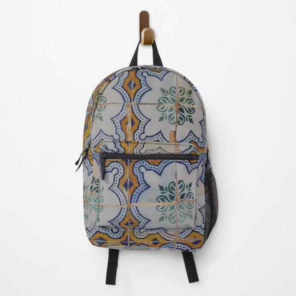 Item preview, Yellow Blue Vintage Portuguise Tiles pattern designed and sold by NelBo.
