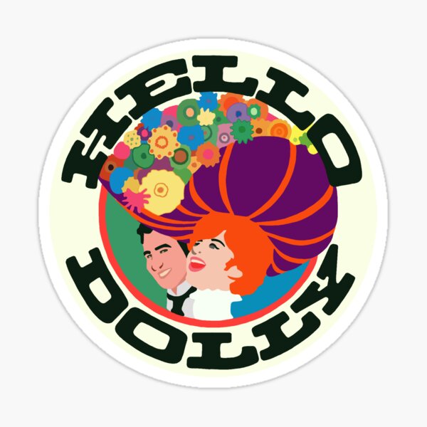 Hello Dolly Art Sticker