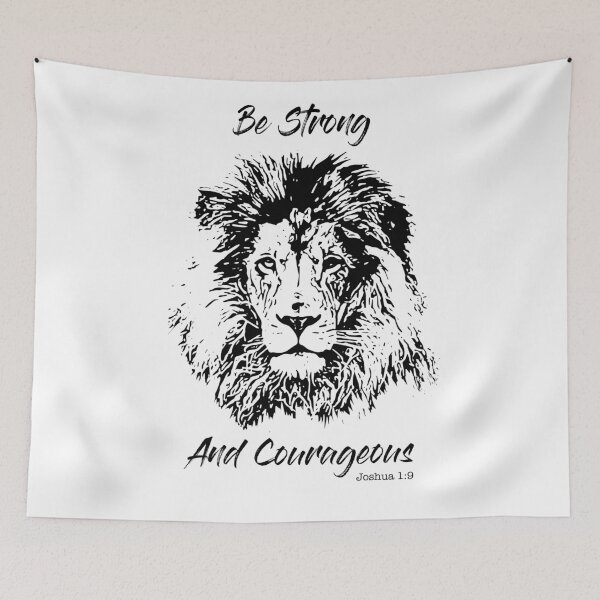 Item preview, Be Strong And Courageous designed and sold by mbogarin-0412.