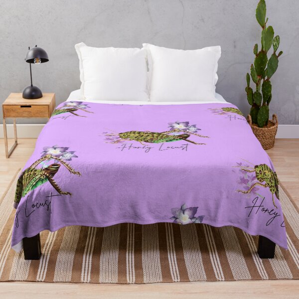 Item preview, Honey Locust With Purple Flowers Vintage Illustration Design designed and sold by EarthArtDesigns.