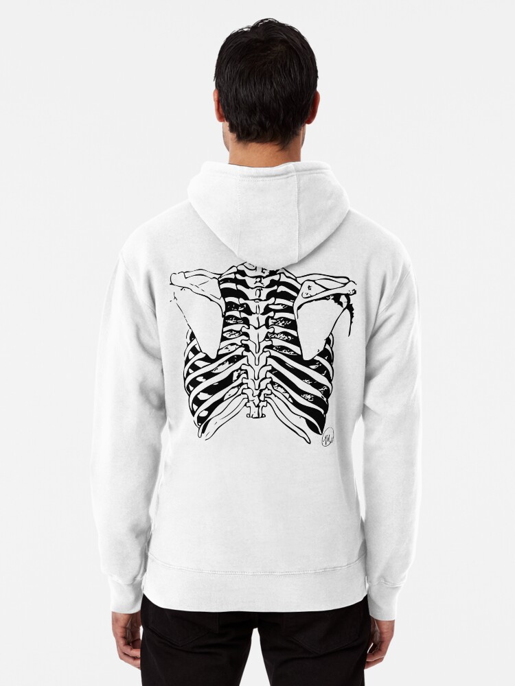 Skeleton discount pullover hoodie