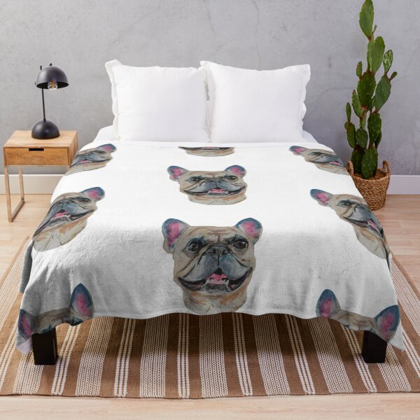 Item preview, Bronceado bulldog francés, frenchie sonriente cutie designed and sold by SwagartArt.