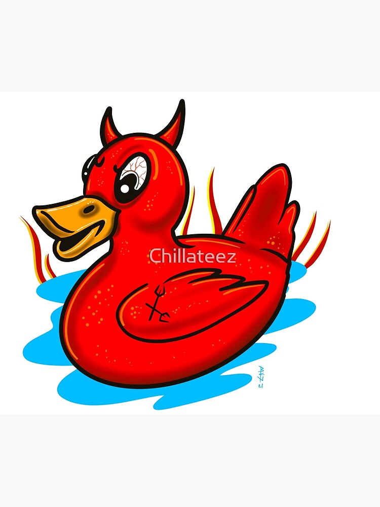 “Devil rubber ducky” Poster for Sale by Chillateez | Redbubble