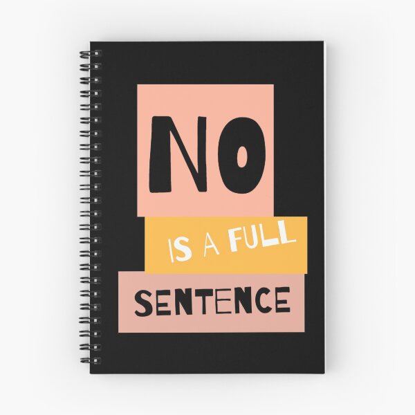Item preview, No is a full sentence designed and sold by StacieNichols.