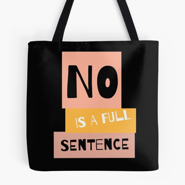 Item preview, No is a full sentence designed and sold by StacieNichols.