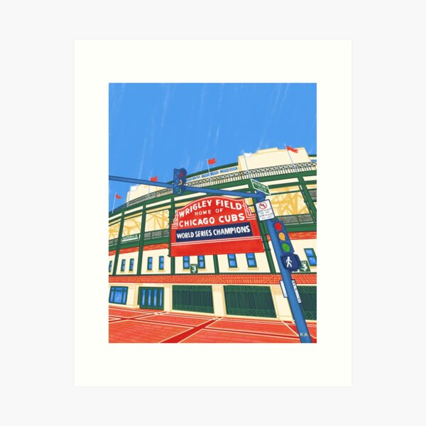 Chicago Cubs Wrigley Field Painting by Christopher Arndt - Fine Art America