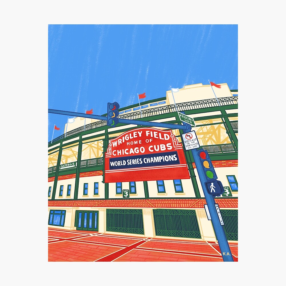 The Flags of Wrigly Field Print