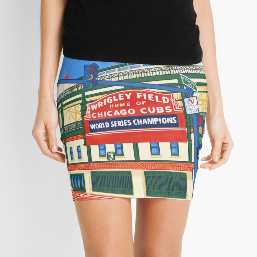 Wrigley Field A-Line Dress for Sale by Krystelle Ann Avsec