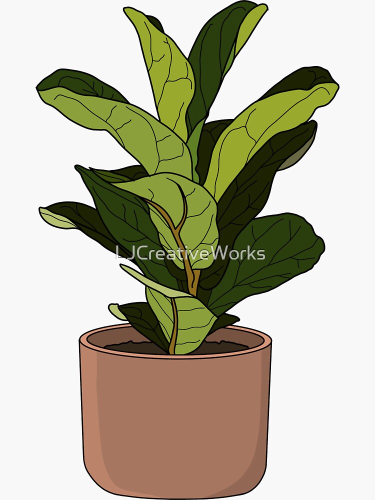 Potted House Plant Sticker