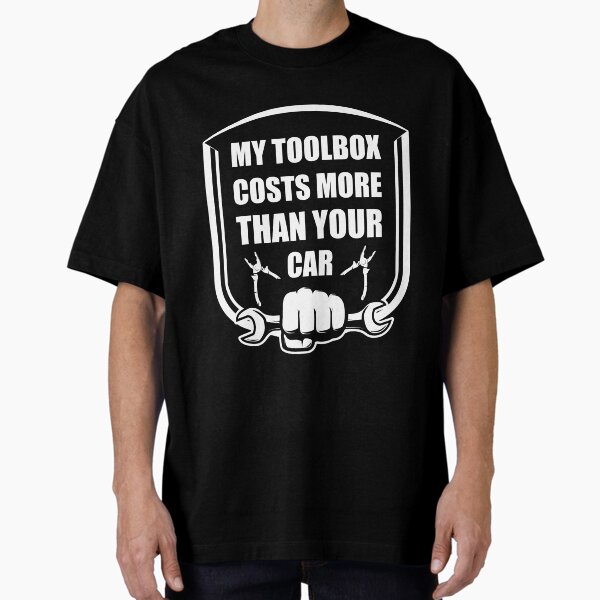 Item preview, Lustiger Mechaniker Meine Werkzeugkiste kostet mehr als Ihr Auto designed and sold by Tshirty10.