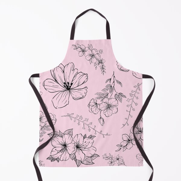 Item preview, Black Floral Pattern designed and sold by EvelinePatterns.