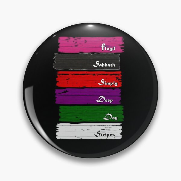 Item preview, Colors of Rock - Pink Black Red Purple Green White (on black) designed and sold by Groenendijk.