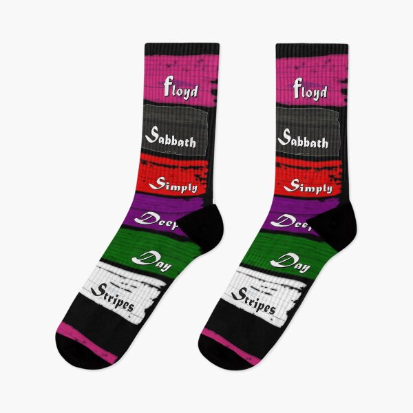 Item preview, Colors of Rock - Pink Black Red Purple Green White (on black) designed and sold by Groenendijk.