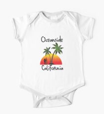 Oceanside California Short Sleeve Baby One-Piece