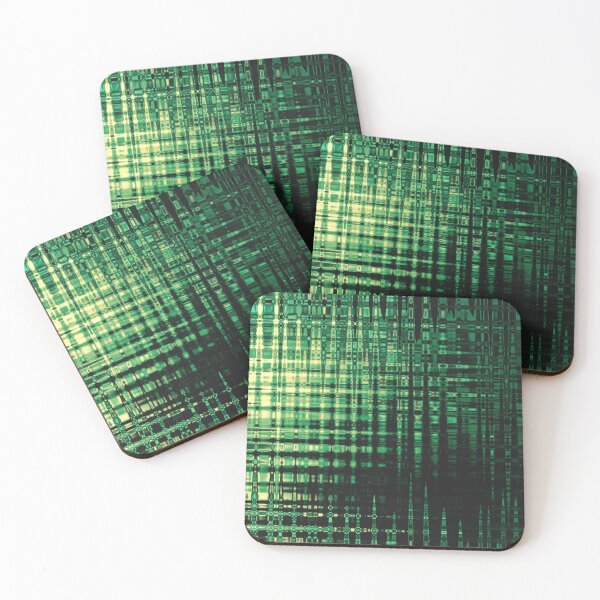 Item preview, Green Interfering Sine Waves designed and sold by EzbieArt.