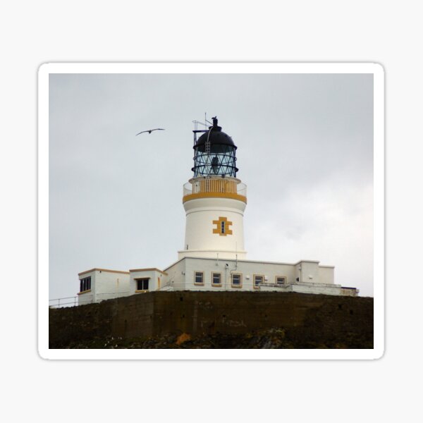 Muckle Flugga Lighthouse, Shetland Sticker
