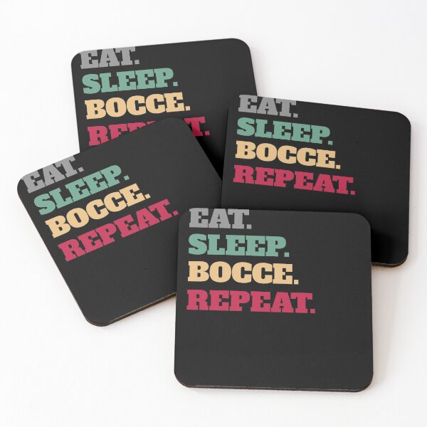 Item preview, Eat Sleep Bocce Repeat designed and sold by Salvadax.