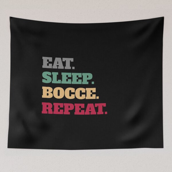 Item preview, Eat Sleep Bocce Repeat designed and sold by Salvadax.