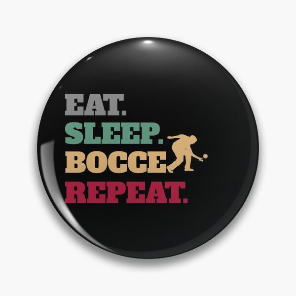 Item preview, Eat Sleep Bocce Repeat designed and sold by Salvadax.