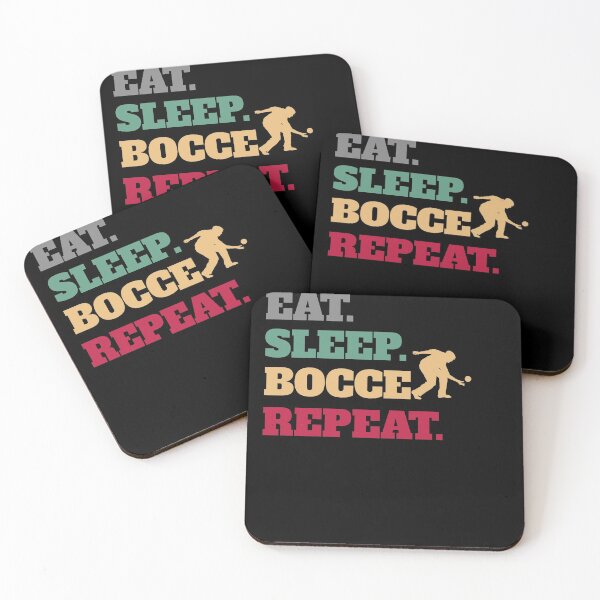 Item preview, Eat Sleep Bocce Repeat designed and sold by Salvadax.